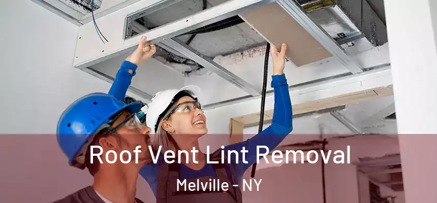 Roof Vent Lint Removal Melville - NY